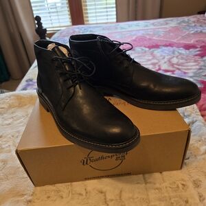 Weatherproof Black Chukka Boots for Men
